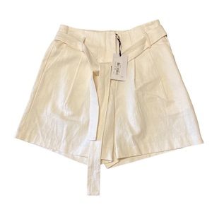 New With Tag Frnch Paris London Short Size Small White Shorts